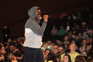 Mawule performing at the 2019 Youth Diversity Conference