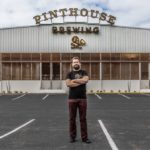 Joe in front of Pinthouse Brewing