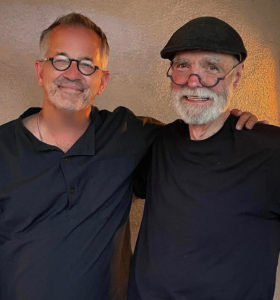 Blake Welch (left) and Phil Risbeck in New Mexico, July 2022.
