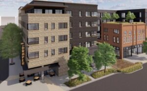 The Draper, a development project on 4th Street in Loveland, is named for Draper Drugstore, which resided there for more than half a century. Tribe Development, along with a host of partners, is bringing new retail and living spaces to this much-loved set of buildings.